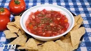 Easiest Salsa in the WorldHow to make SalsaFresh Homegrown Tomato Recipe [upl. by Ettelegna606]