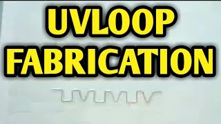 Uv loop Fabrication wire bending orthodontics bending uvloop in orthodonticsDr poojireddy [upl. by Dede]