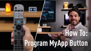 How To  Program The MyApp button Panasonic Fire TV [upl. by Reseta]