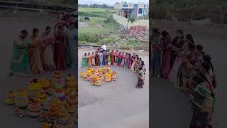 Bathukamma celebracations on my villege lingapoor kamareddy [upl. by Anitac]