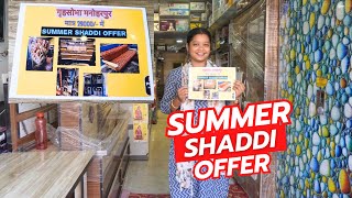 Summer shaddi offer  29000 me leke jaye shaddi ka saman Grihshobha Manoharpur rourkelayoutuber [upl. by Norrad]