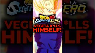 MAJIN VEGETA LITERALLY KLLS HIMSELF IN SPARKING ZERO ☠️ [upl. by Ecnarrot]