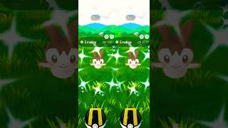 Catching 2 ✨NEW✨ Shiny EMOLGA in Pokemon GO pokemon shiny gofest2024 emolga trending shorts [upl. by Assille785]