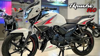 2025 Apache 160🚀  TVS Apache 160 2v Bluetooth Model Detailed Review Harsh verma [upl. by Eniamirt888]