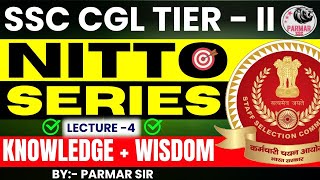 NITTO FOR SSC CGLCHSL TIER 2  LECTURE 4  PARMAR SSC [upl. by Anerb]