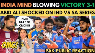 ABID ALI SHOCKED 😳 ON IND VS SA SERIES 31  TILAK VERMA 120  SANJU 104  ARSHDEEP SINGH 320 [upl. by Ardnahcal]