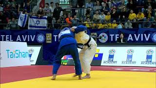 TSUNODA Natsumi JPN vs BOUKLI Shirine FRA Judo Tel Aviv Grand Prix 2020  Final 48 kg [upl. by Ahsina]