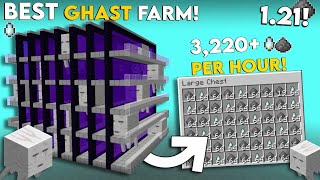 Minecraft BEST Ghast Farm 121  Ghast Farm Tutorial In Minecraft  3220 Perh [upl. by Atnim]