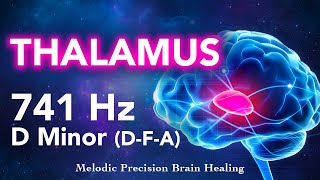 Thalamus Healing with 741 Hz Frequency and D Minor Chords  Galactic Soundscape [upl. by Colbert743]