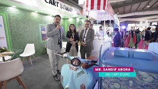 Cart Studio Interview  Sandip Arora with Firoz H Naqvi at Indian Ice Cream Expo Gandhinagar 24 [upl. by Eirovi39]