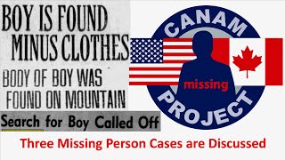 Missing 411 David Paulides Presents Three Missing Person Cases Two Within Two Days [upl. by Dituri]