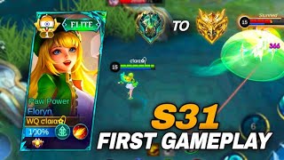 FLORYNS FIRST GAMEPLAY OF SEASON 31🍃  FLORYN GAMEPLAY  MLBB FLORYN  MOBILE LEGENDS ✨🥰 [upl. by Hayalat791]