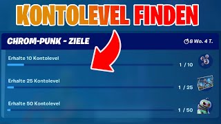 Erhalte 50 Kontolevel  Konto Level finden fortnite [upl. by Lachish57]