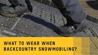 What to wear when backcountry snowmobiling [upl. by Alleusnoc]