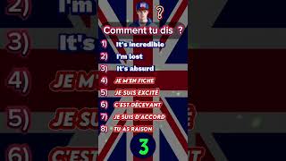 Apprendre l’anglais avec des quiz interactifs c’est fun et efficace 🧠 QuizAnglais anglais fyp [upl. by Nobie670]