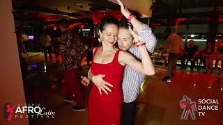 Jacopo amp Mona Georgieva  Social dancing  Albania Afro Latin Festival 2023 [upl. by Ahsaz]