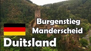 DUITSLAND Rondwandeling Manderscheider Burgenstieg in de Eifel Duitsland [upl. by Reisman]