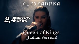 Alessandra  Queen of Kings Italiano 🇮🇹 Official Performance Video [upl. by Shayla]