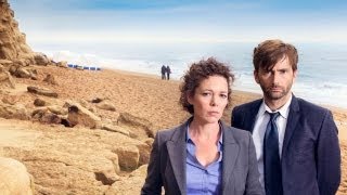 BROADCHURCH with DAVID TENNANT OLIVIA COLMAN amp ARTHUR DARVILL  Premieres Wed AUG 7 BBC AMERICA [upl. by Iem]