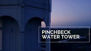 Pinchbeck Water Tower Spalding Lincolnshire UK at sunset Aerial Drone 4K UHD [upl. by Venetis607]