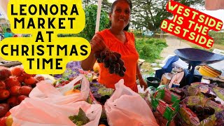 GUYANA 2023  LEONORA MARKET  FISH  MUTTON  CHICKEN  CHRISTMAS SHOPPING GUYANA [upl. by Goodspeed]