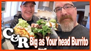 quotBIG as YOUR HEAD BURRITOquot  Guacamole Recipe  Cook amp Review Ep 5 [upl. by Anaihr]