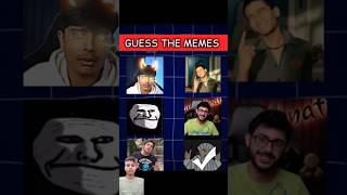 Memes name guess by voice 📛🎧 facts guessthememe guess riddles shorts [upl. by Sacttler]