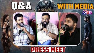 Q amp A with Media With Kanguva Team  Kanguva Press Meet  Suriya  Bobby Deol  StudioOneTvTelugu [upl. by Landel558]