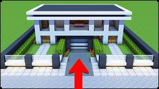 How To Build a Modern House In Minecraft [upl. by Couhp]