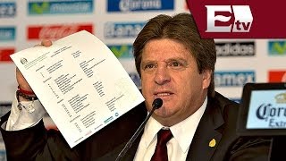 Miguel Herrera da su lista de 23 jugadores para el Mundial Brasil 2014 [upl. by Ardnohs]