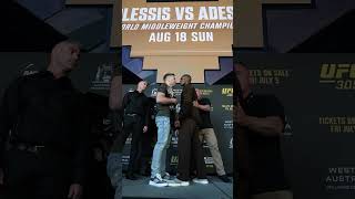 UFC 305 Dricus Du Plessis Vs Israel Adesanya FACE OFF [upl. by Lachish434]