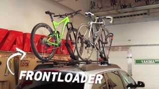 Yakima FrontLoader Upright Bike Mount Product Tour amp Installation [upl. by Atinoj]