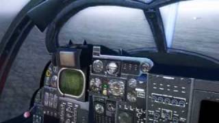 FSX  A6E Intruder Carrier Landing [upl. by Acilef]