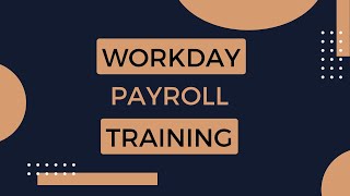 Workday Payroll Training  Creating a Period Schedule in Payroll  Workday Payroll Run Category [upl. by Nellir]