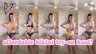 BIKINI TRYON HAUL 2020  cupshe swimsuits [upl. by Menard]