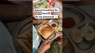 Special breakfast bread omelette 🍳 viralreels viralshort funnyshorts [upl. by Emmey]