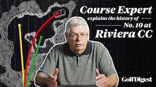 Why Riviera CCs Drivable 10th Hole Still Tricks Tour Players  The Hole At  Golf Digest [upl. by Nama]