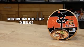 NongshimUSA Nongshim Shin Black Bowl Noodle Soup [upl. by Erminna934]