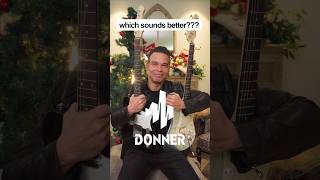 Which sounds better donner donnermusic guitar stratocaster donnerguitar electricguitar [upl. by Juan]