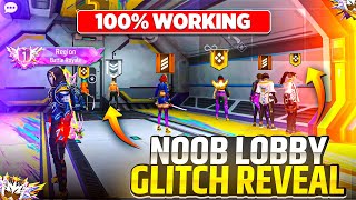 My Noob Lobby Glitch Reveal  100 Working Trick [upl. by Nylarad]