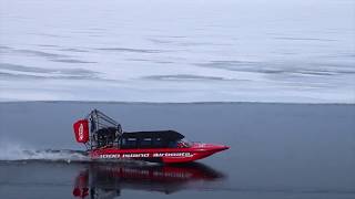 INCREDIBLE AIRBOAT ON ICE quotthis is the next generation of airboatsquot [upl. by Madi]