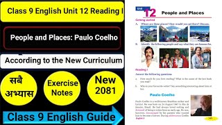 Class 9 English Unit 12 Paulo Coelho Reading IGrammar IWriting I All Exercise Guide [upl. by Yesnnyl959]