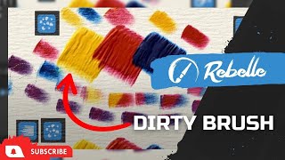 Rebelle 5 amp 6 Tutorials Dirty Brush Multicolor Brush Watercolor Transparent Modes [upl. by Pepper483]