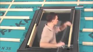 Fakro Roof Windows  EZV Flashing Fitting Demonstration [upl. by Otsenre400]