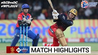 RCB vs DC Final Match WPL 2024 Highlights  Women IPL Highlights 2024  DC vs RCB Highlights Today [upl. by Targett]