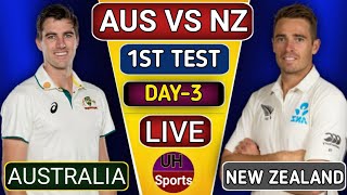 AUS Vs NZ Live1st Test Day3 Australia Vs New Zealand 1st Test Match Live Cricket Commentary INAUS [upl. by Anson231]