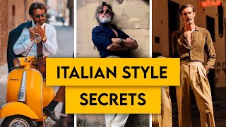 Dress Like the Most Stylish Men in The World  Italian Style Secrets [upl. by Zetnod794]