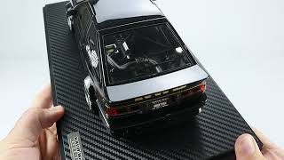 Ignition Model 118 RWB AE86 Black IG2609 resin car model [upl. by Lavinia]