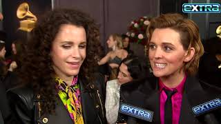 Grammys Brandi Carlile on Singing at Ellen amp Portia’s BEAUTIFUL Vow Renewal Exclusive [upl. by Arabeila]