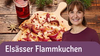 Flammkuchen Elsässer Art  REWE Deine Küche [upl. by Schear]